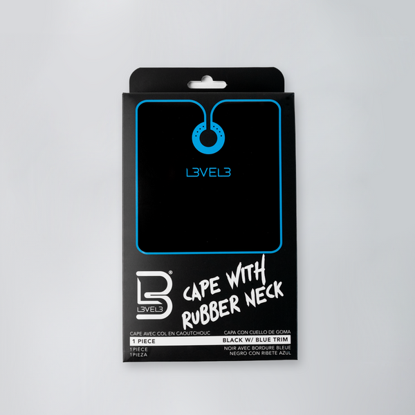 L3VEL3 Professional Rubber Neck Cutting Cape