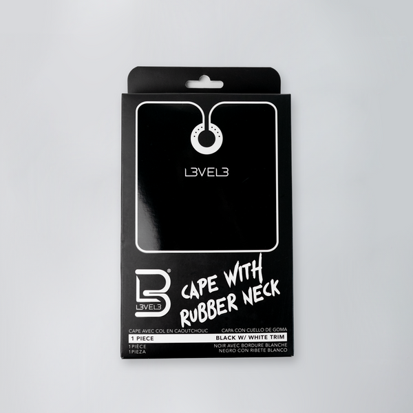 L3VEL3 Professional Rubber Neck Cutting Cape