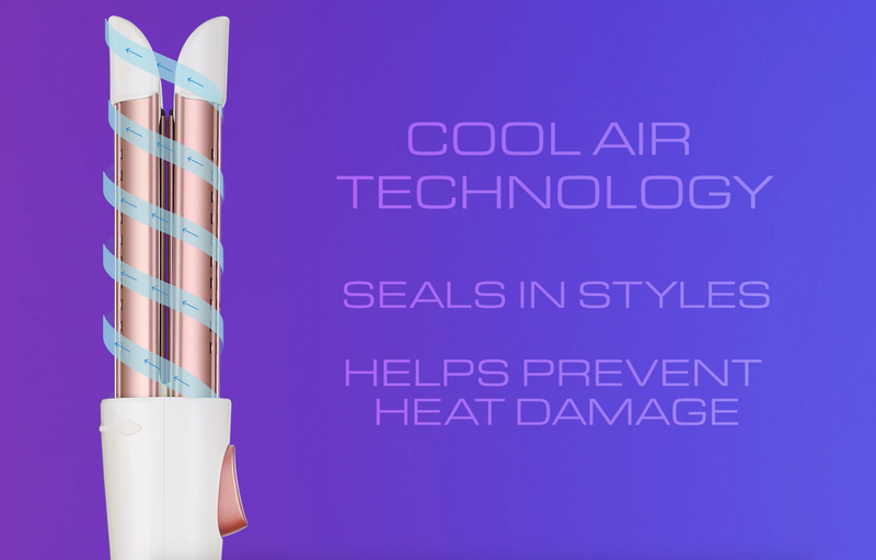 StyleCraft Breezy Curl 2-in-1 Cool Air Hair Styler (SC701B)