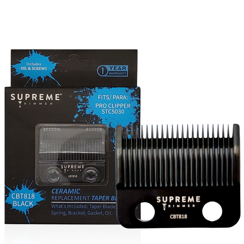 Supreme Trimmer Ceramic Taper Blade For Clippers (CBT818)