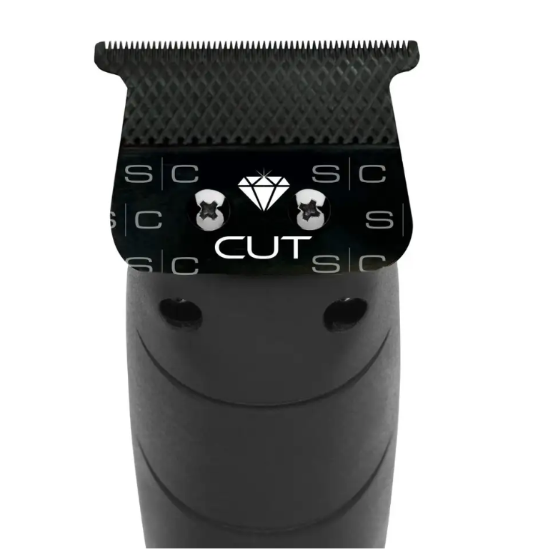 StyleCraft Diamond Cut - Black DLC Trimmer Blade with The One Cutter Blade (SC541B)