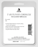 Andis Cordless T-Outliner Li Carbon Steel Deep Tooth GTX Blade (04555)