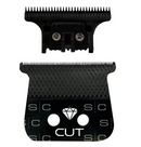 StyleCraft Diamond Cut - Black DLC Trimmer Blade with The One Cutter Blade (SC541B)
