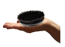 StyleCraft Barber Oval Military Hair Brush w/ 100% Natural Bristles & Wood Palm Handle