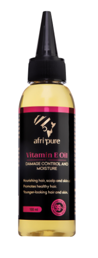 Afri Pure Vitamin E Oil for Hair & Skin (100ml/3.4oz)