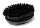 StyleCraft Barber Oval Military Hair Brush w/ 100% Natural Bristles & Wood Palm Handle