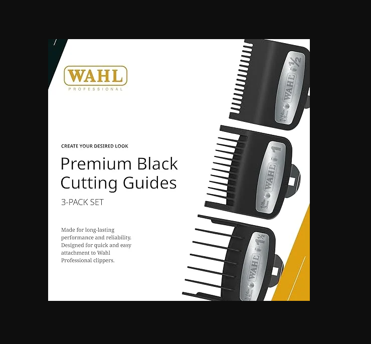 Wahl Premium Cutting Guides - Size 1.5mm, 3mm & 4.5mm (3pk)