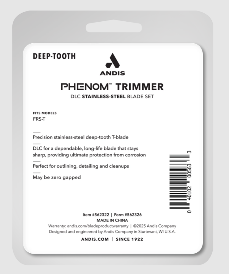 Andis Phenom Trimmer Replacement T-Blade (562322) Andis Phenom Trimmer Replacement T-Blade (562322)