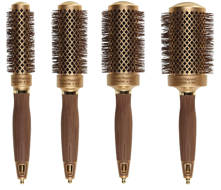 Olivia Garden NanoThermic Ceramic + Ion Barrel Brush Collection (NT)