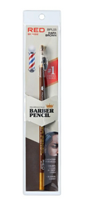 RED by KISS Barber Pencil w/ Built-In Sharpener - Dark Brown (BLP05)