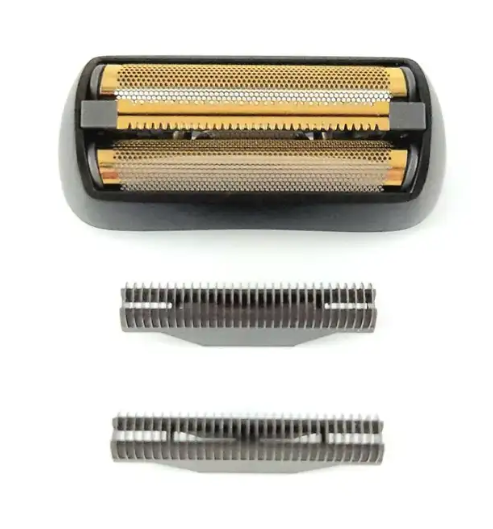 StyleCraft Gold Titanium Double Foil Head/Cutter Set for Flex Shaver (SC538S)