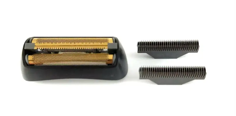 StyleCraft Gold Titanium Double Foil Head/Cutter Set for Flex Shaver (SC538S)