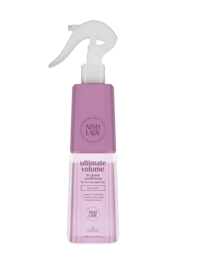 NishLady Ultimate Volume Bi-Phase Conditioner for Thin, Damaged Hair (386ml/13.05oz)