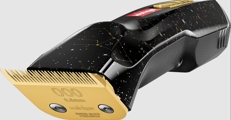 Heiniger Sirius Detachable Blade Cordless Clipper w/ Charging Stand - Gold Edition