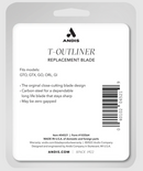 Andis T-Outliner Carbon Steel Replacement Blade (04521)