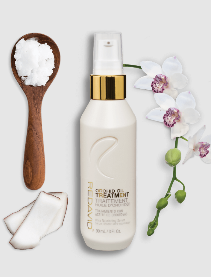 Redavid Orchid Oil Leave-In Defrizzing & Smoothing Hair Treatment for All Hair Types