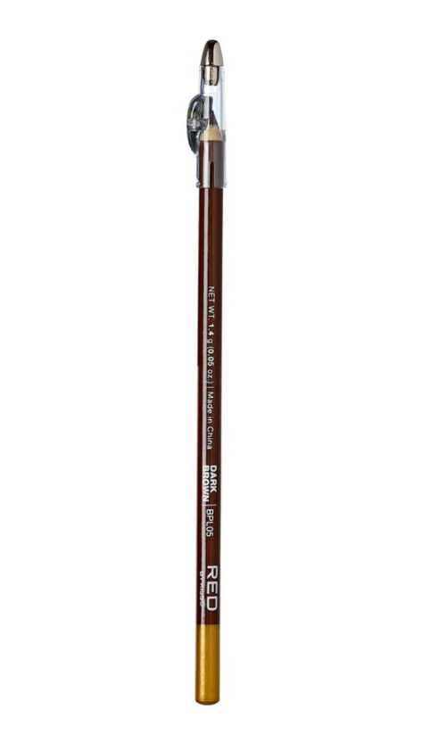 RED by KISS Barber Pencil w/ Built-In Sharpener - Dark Brown (BLP05)