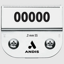 Andis Ceramic Edge Close Cutting Detachable Blade - Size 00000 (64730)