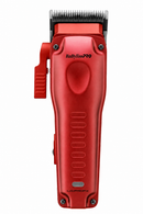 BaBylissPRO Limited Edition Metallic Red Lo-PRO FX Compact High Performance Cordless Clipper (FX82RD) [PRE-ORDER]