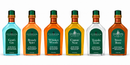 Assorted Clubman Pinaud after shave bottles, six scents.