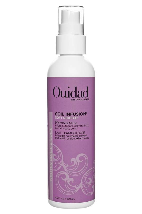 Ouidad Coil Infusion Soft Stretch Priming Milk for Tight Curls & Coils (250ml/8.5oz)