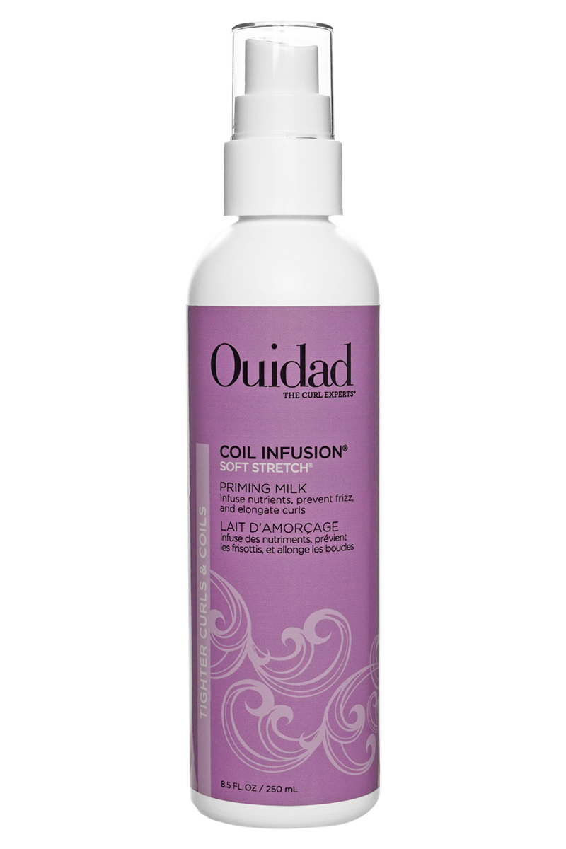 Ouidad Coil Infusion Soft Stretch Priming Milk for Tight Curls & Coils (250ml/8.5oz)