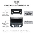 StyleCraft Fixed DLC ECHO Taper Blade & DLC Echo Deep Cutter - Black (SC553B) [PRE-ORDER]