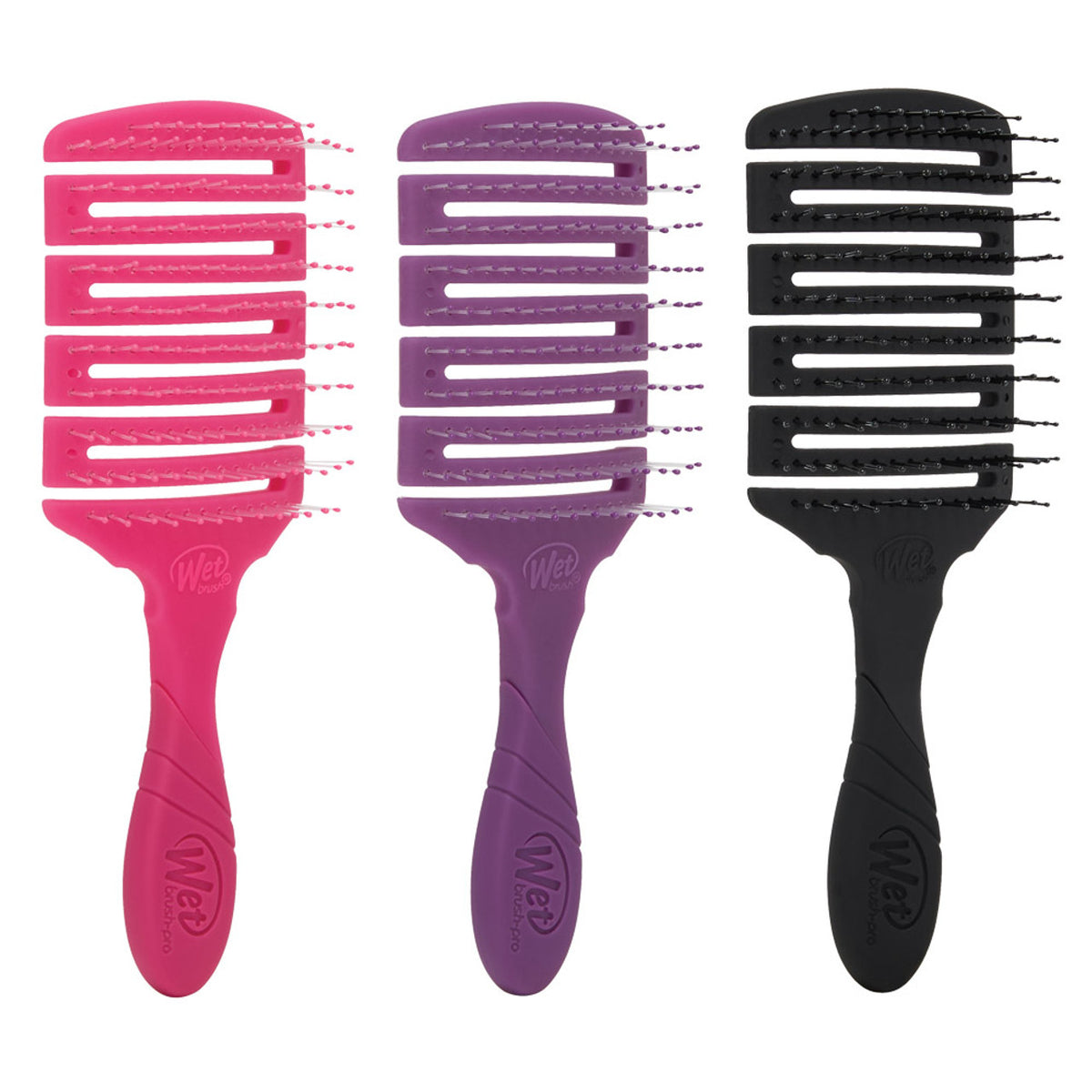 Lot of 24 New Wet Dry Paddle Hair Brushes LolaVie Wet Brush® Pro Flex Dry® | Fast-Dry, Detangle  main image 3