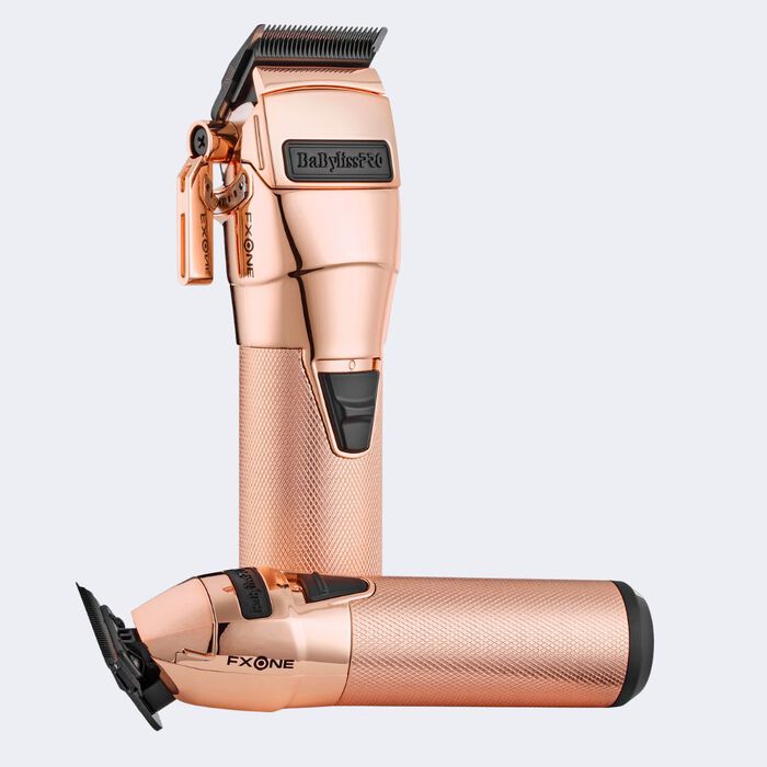 BaBylissPRO FXONE Rose Gold Clipper & Trimmer Bundle - Tools Only (FX1CTRGTO)