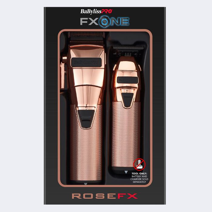 BaBylissPRO FXONE Rose Gold Clipper & Trimmer Bundle - Tools Only (FX1CTRGTO)