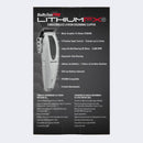 BaBylissPRO Limited Edition LithiumFX+ Lithium Ergonomic Cord/Cordless Clipper - Grey (FX673NSGY)