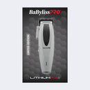 BaBylissPRO Limited Edition LithiumFX+ Lithium Ergonomic Cord/Cordless Clipper - Grey (FX673NSGY)