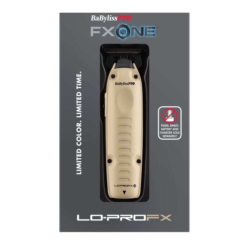 BaBylissPRO FXONE Low-Profile Sand Interchangeable Battery Trimmer (FX729SDLT) - TOOL ONLY [PRE-ORDER]