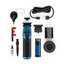 BaBylissPRO FXONE BlueFX Limited Edition Black & Blue All-Metal Interchangeable-Battery Trimmer (FX799BL)