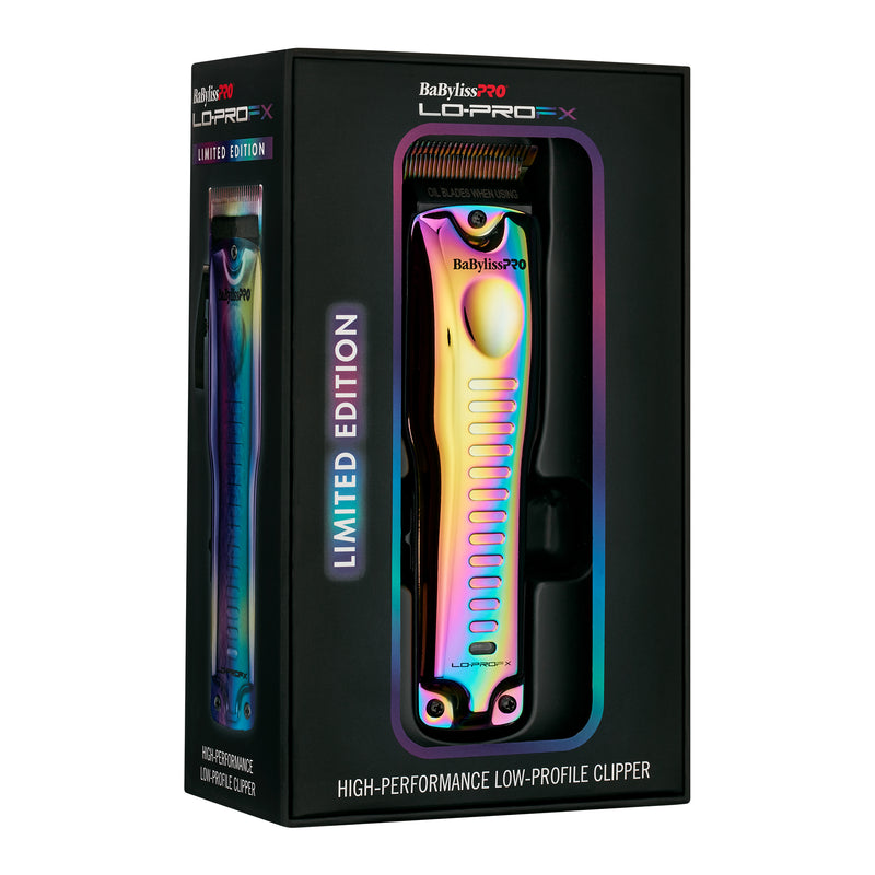 BaByliss PRO Limited Edition Iridescent Lo-Pro FX High-Performance Low-Profile Clipper (FX825RB)