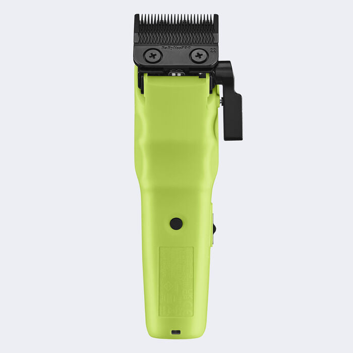 BaBylissPRO FXONE Low-Profile Neon Yellow Interchangeable Battery Clipper (FX829YLT) - TOOL ONLY