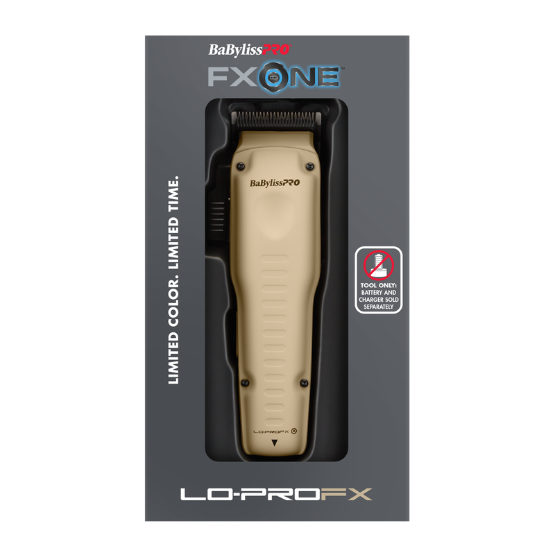 BaBylissPRO FXONE Low-Profile Sand Interchangeable Battery Clipper (FX829SDLT) - TOOL ONLY [PRE-ORDER]