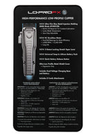 BaBylissPRO FXONE Lo-ProFX Matte Gray High Performance Low Profile Clipper w/Interchangeable Lithium Battery Pack (FX829)