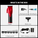 BaBylissPRO Limited Edition CoreFX Cordless Clipper - Red (FX86RD)