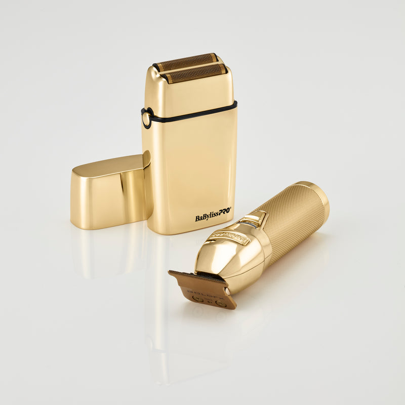 BaBylissPRO LimitedFX Gold Trimmer Double Foil Shaver