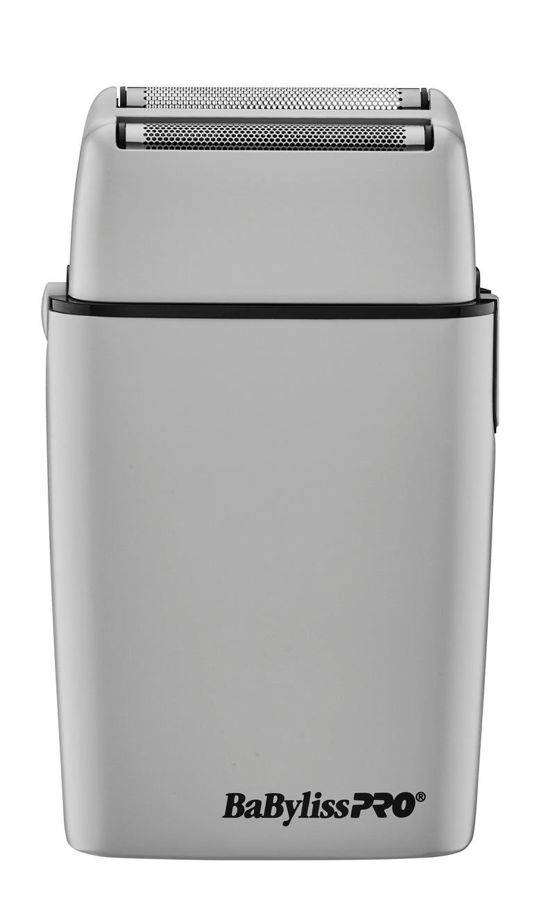 BaBylissPRO FOILFX02 Cord/Cordless Metal Double-Foil Shaver Gray (FX