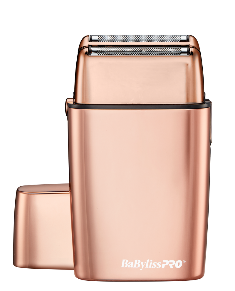 BaBylissPRO Limited Edition Rose Gold Trimmer & Double Foil Shaver Set (FXDUOFS2TRG)