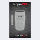 BaBylissPRO Limited Edition LithiumFX+ Lithium Ergonomic Cord/Cordless Double Foil Shaver - Grey (FXFS573GY)