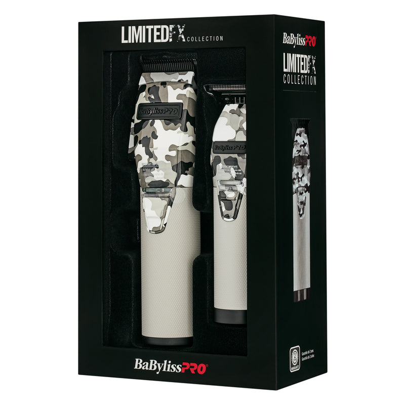 BaByliss PRO Limited Edition Camo Metal Lithium Clipper & Trimmer (FXHOLPK2CAM)