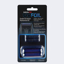BaBylissPRO UV-Foil Replacement Double Foil Head - Matte Black & Blue (FXLRF2MB)