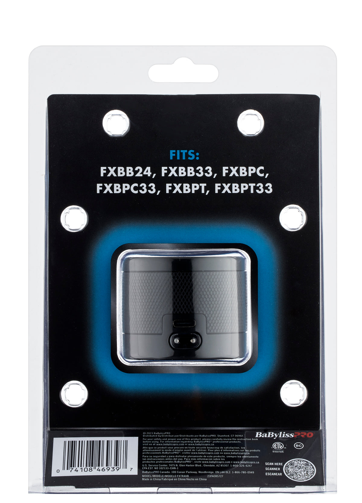 BaByliss PRO FX One Dual-Voltage Charging Base - Black