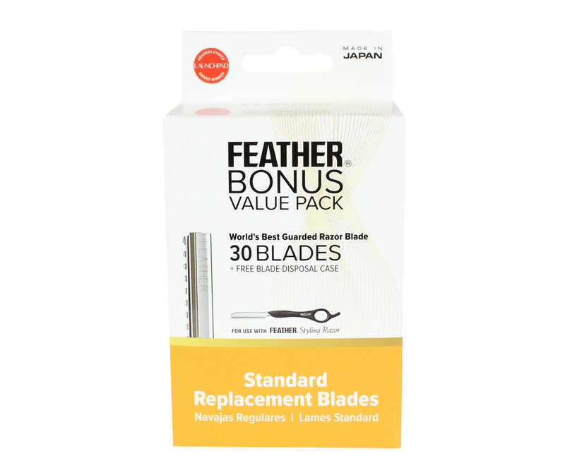 Feather Styling Razor Standard Blades Value Pack (30 blades)