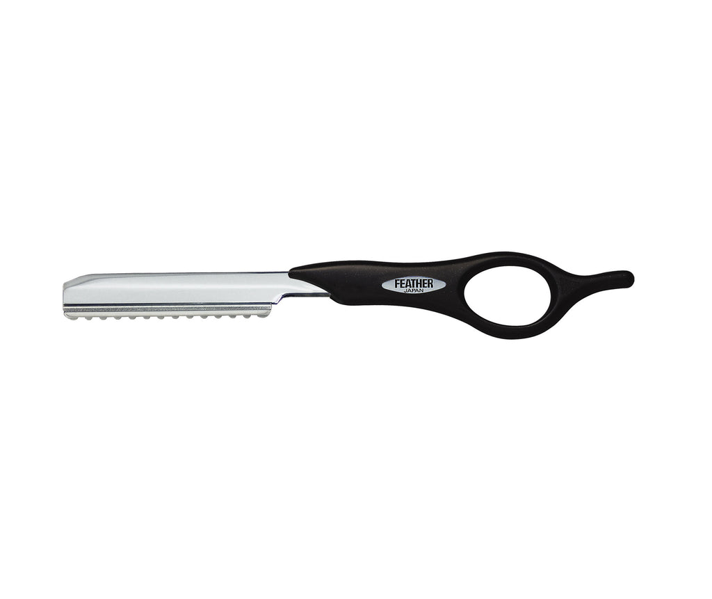 Feather Razor Hand Position Feather Detail Styling Razor - Short Handle