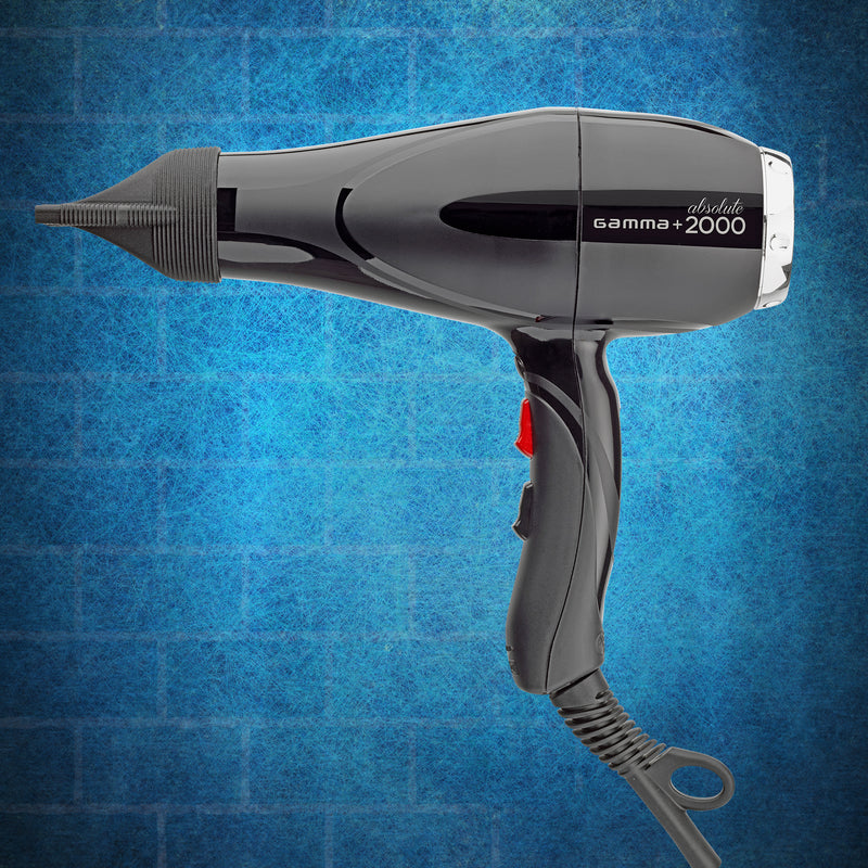 Gamma+ Absolute 2000 Black Hair Dryer