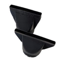 Set of two black hair dryer concentrator nozzles